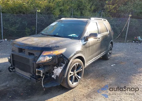 2015 Ford Explorer Sport z USA, uszkodzony, nr VIN 1FM5K8GTXFGC37945